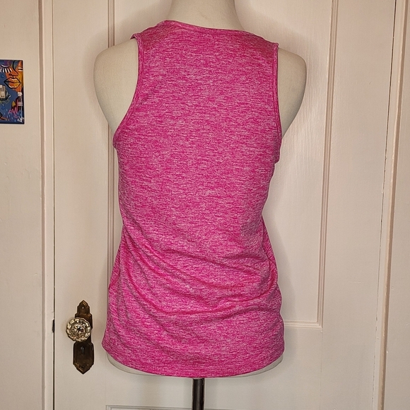 Nike Dri-Fit Lightweight Women's Pink Running Tank Top - Picture 2 of 3